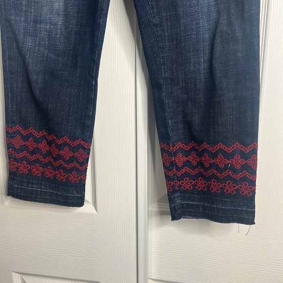 Laurie Felt Classic Stiletto With Drop Hem 12 Dark Wash - Picture 3 of 7